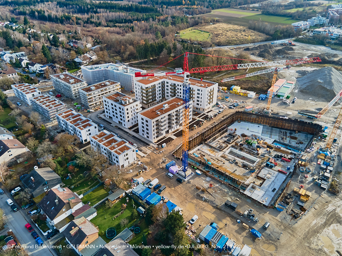 21.11.2020 - Piederstrorfer Gelände und Alexisquartier in Neuperlach in München 21.11.2020 - Piederstrorfer Gelände und Alexisquartier in Neuperlach in München